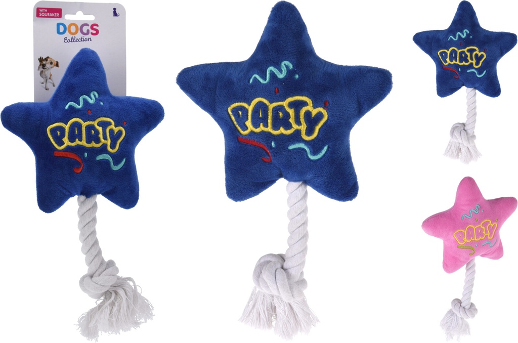 DOG TOY PLUSH STAR