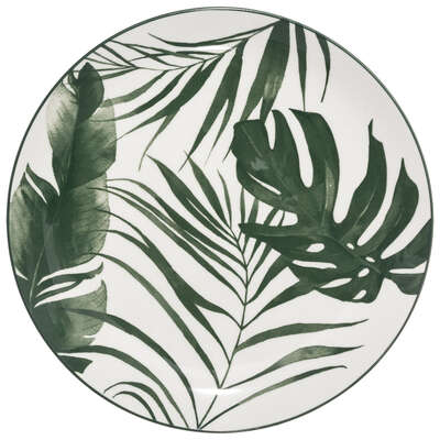 PLATO LLANO &quot;PALME&quot; D26CM VERDE