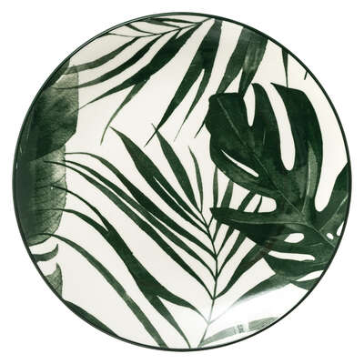 PLATO HONDO &quot;PALME&quot; D20CM VERDE