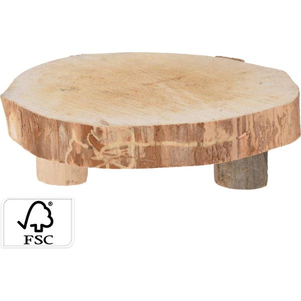 BASE CON PATAS MADERA 17-23CM