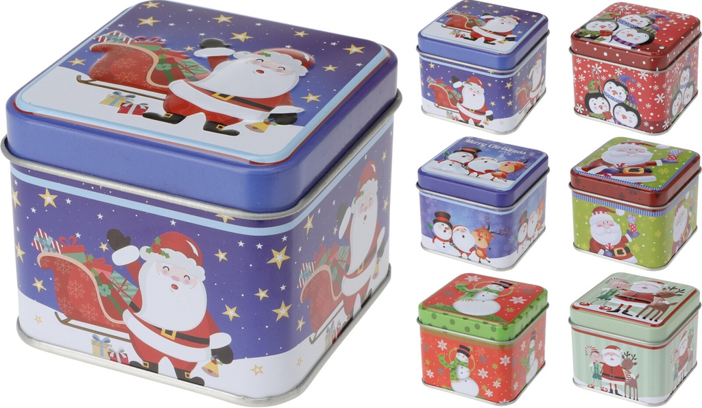 CAJA METAL NAVIDAD