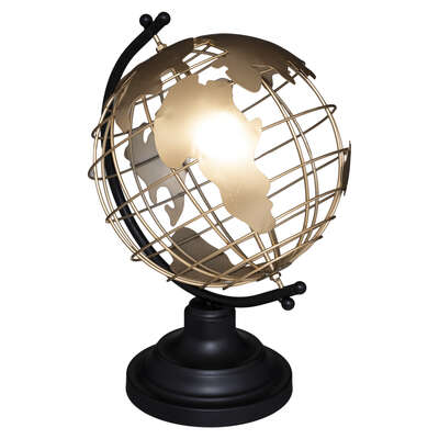 GLOBO DE METAL DORADO LOFT H29,5CM