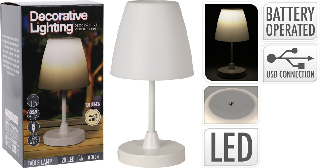 LAMPARA DE MESA LED