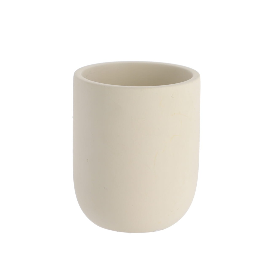 VASO CEMENTO REDONDO BEIGE