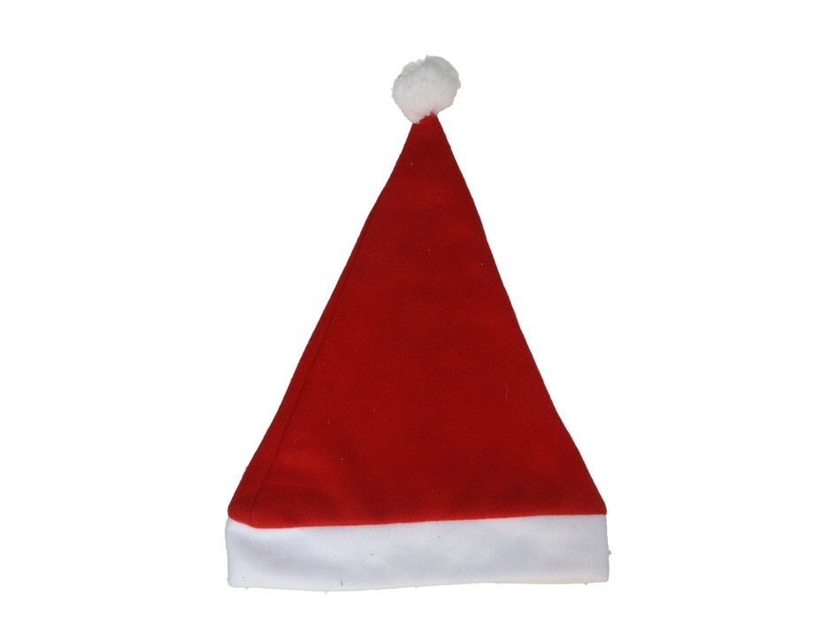 GORRO NAVIDAD ADULTO  CLASICO 30X38CM