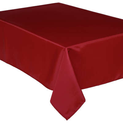 MANTEL ROJO ANTIMANCHAS 140 X 240 CM