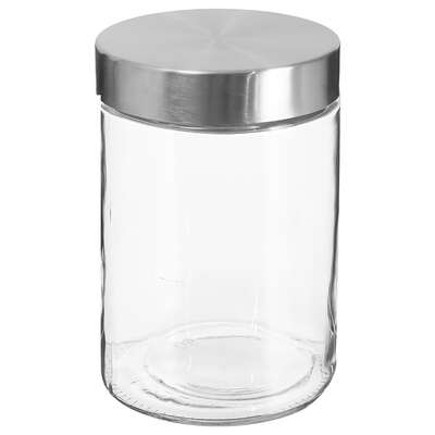 FRASCO VIDRIO Y ACERO INOX 1,2 L.