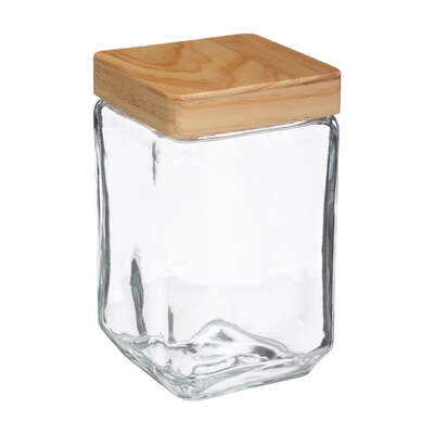 TARRO DE CRISTAL CUADRADO 1,25 L