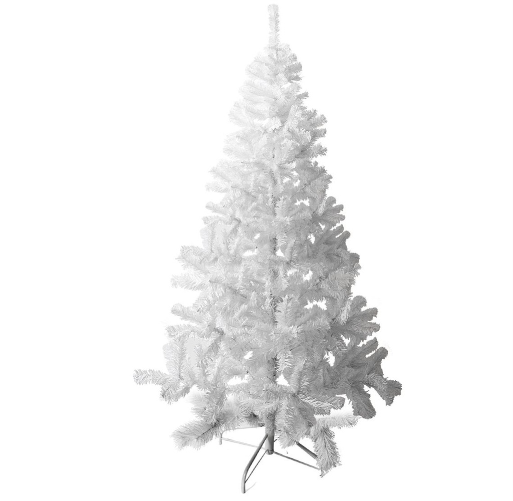 ÁRBOL DE NAVIDAD BLANCO 210 CM