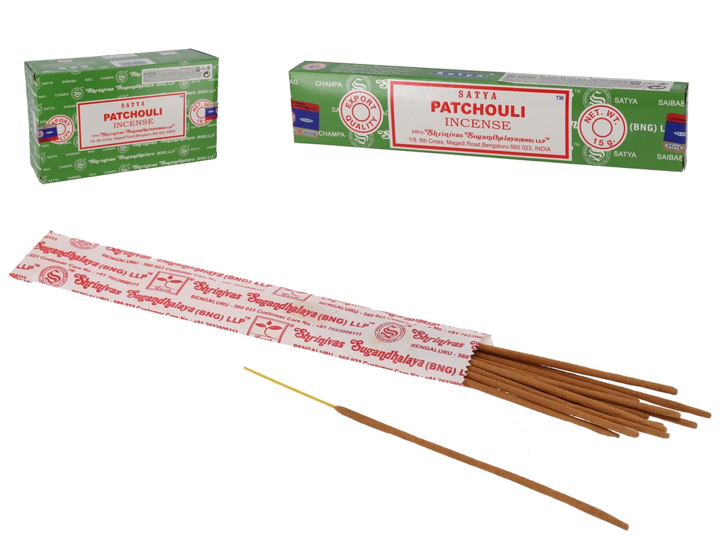 INCIENSO PATCHOULI 15 GRAMOS