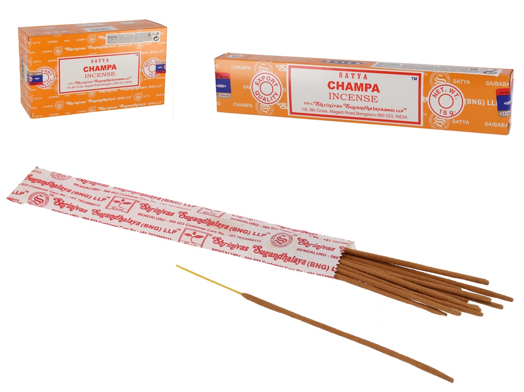 INCIENSO CHAMPA 15G GRAMOS