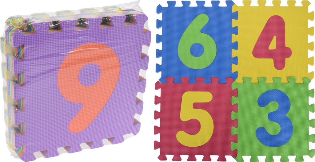 PUZZLE EVA 9 NUMEROS 31X31CM