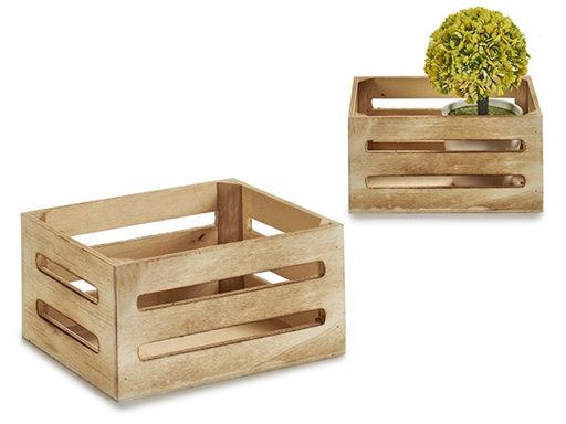 CAJA DE MADERA NATURAL 16 X 8,5 X 10,5 CM