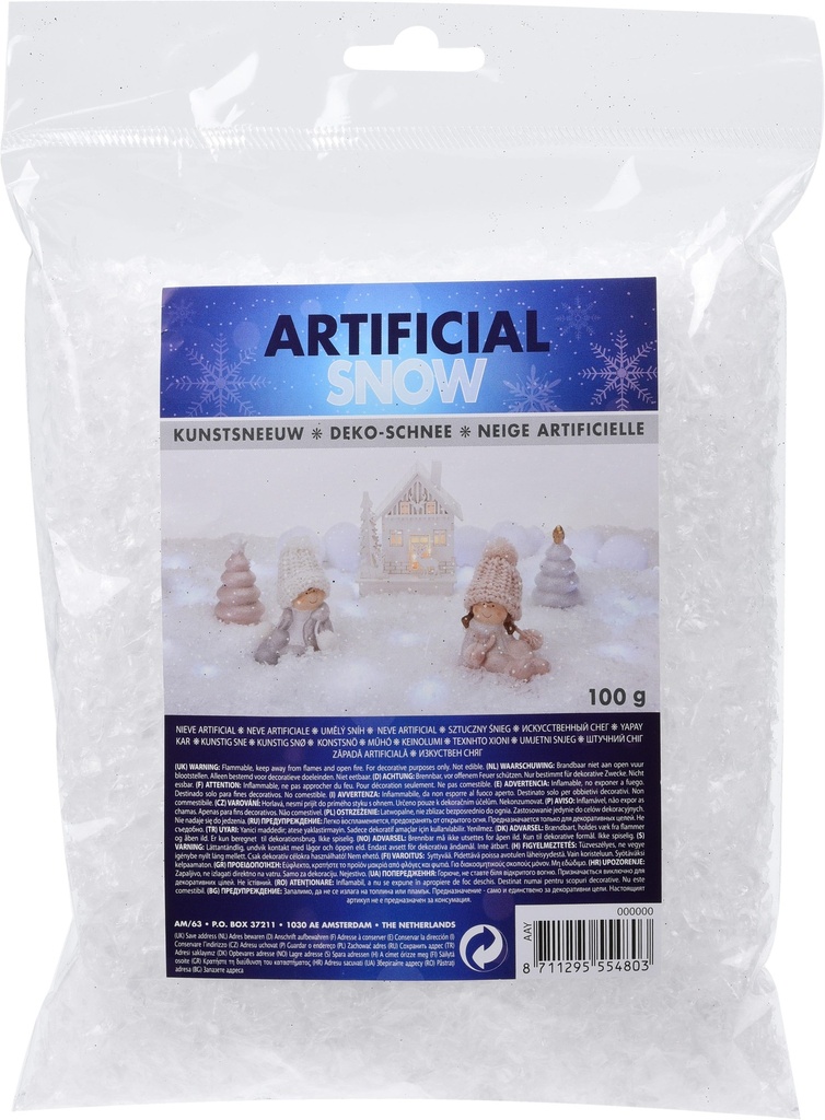 BOLSA 100 GRAMOS NIEVE ARTIFICIAL