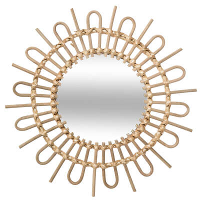 DIÁMETRO DEL ESPEJO DE RATÁN SOL 50