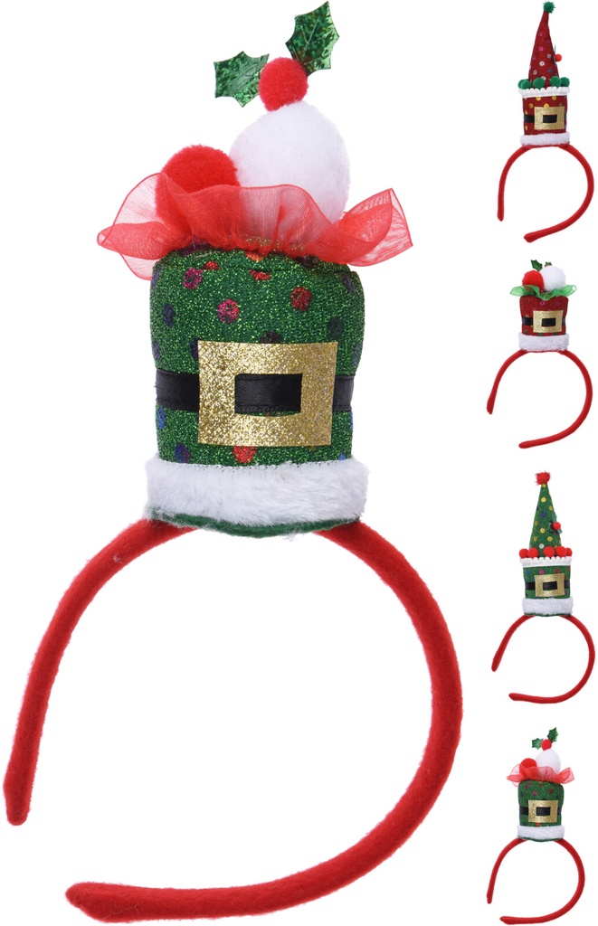 DIADEMA GORRO NAVIDAD