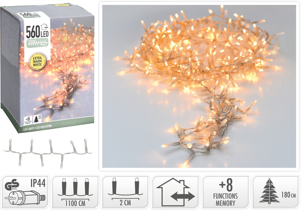 GUIRNALDA CÁLIDA 560 LED