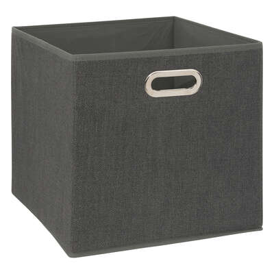 CAJA DE ALMACENAMIENTO 31X31 GRIS OSCURO MOTEADO