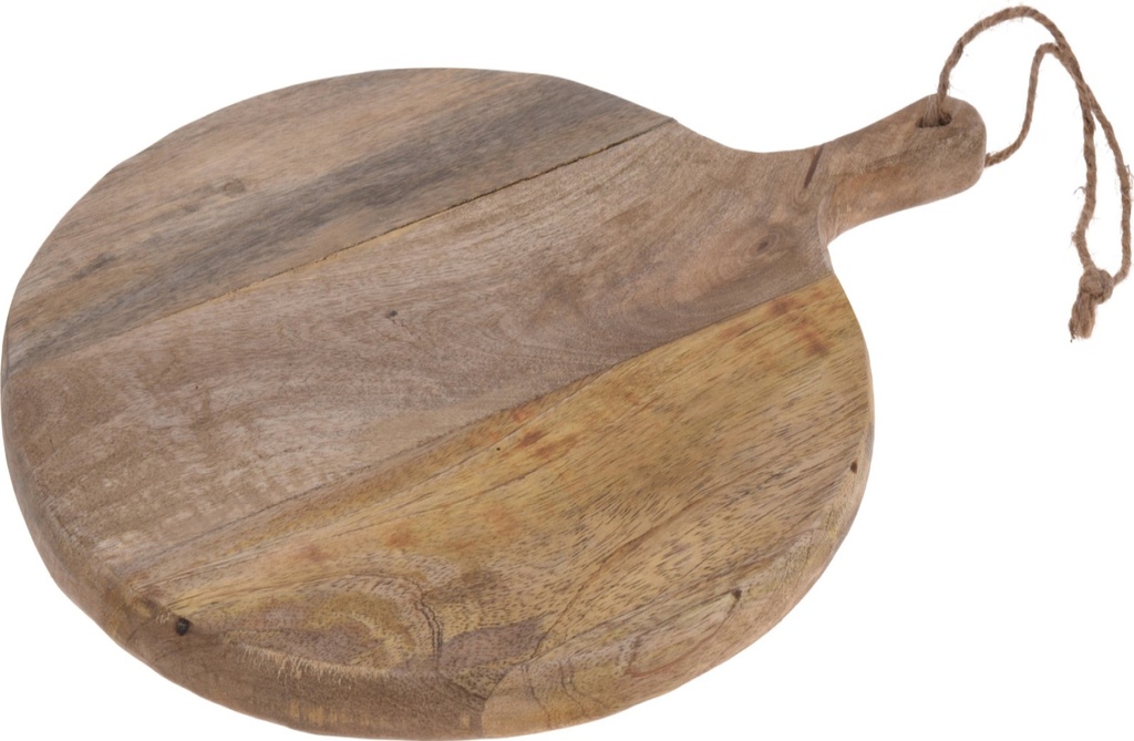 TABLA MADERA OVAL 40CM NATURAL