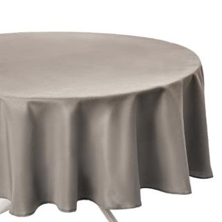 [103901DJJ] MANTEL TAUPE REDONDO 180 CM DIÁMETRO