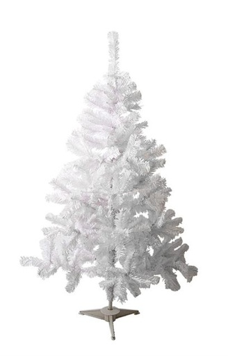 [252669G] ÁRBOL DE NAVIDAD BLANCO 120 CM