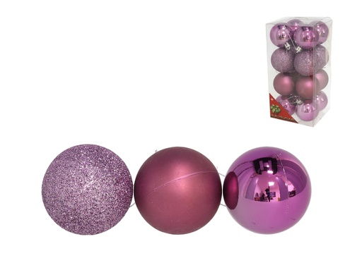 [929660G] SET 16 BOLAS FUCSIAS 5 CM