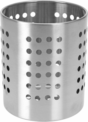 [A12401380] BOTE PORTA CUBIERTOS INOX PLATEADO