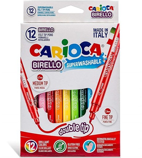 [42753TC] SET 12 ROTULADORES BIRELLO