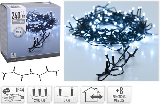 [AX8405040] Guirnalda 240 Led Blanca
