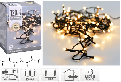 [AX8405520] GUIRNALDA 120 LED CÁLIDA