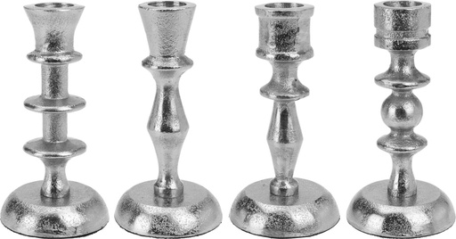 [A16000310] CANDELABRO PLATEADO 6X13CM