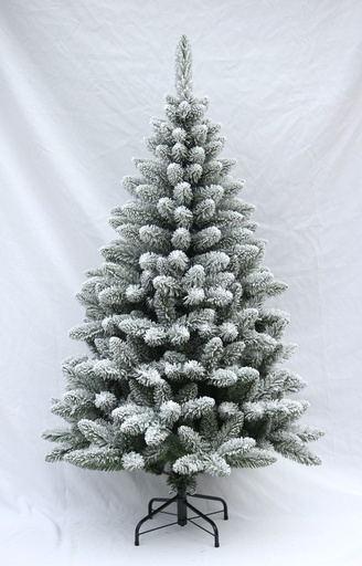 [003368G] ÁRBOL NAVIDAD NEVADO HARRY B/METAL 150CM