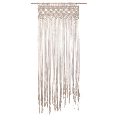 [163916JJ] CORTINA MACRAMÉ 90X200 CM