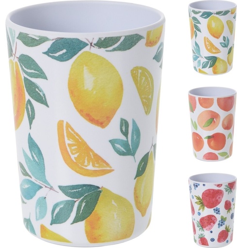 [170484990] VASO MELAMINA FRUTAS 370 ML