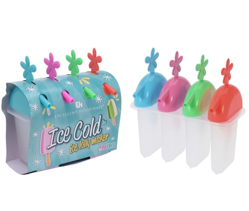 [024000510] SET POLERAS PLASTICO 4 HELADOS